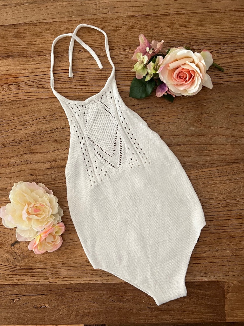 Bailey’s Blossoms White Tank